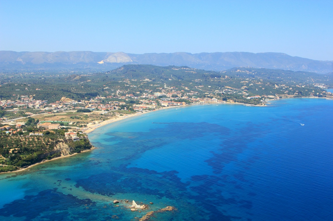 'Aerial view on Zakynthos Greece - Tsilivi' - Ζάκυνθος